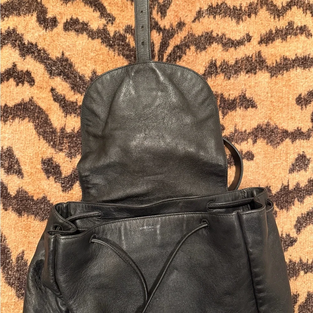 Pre-loved YSL Black Backpack